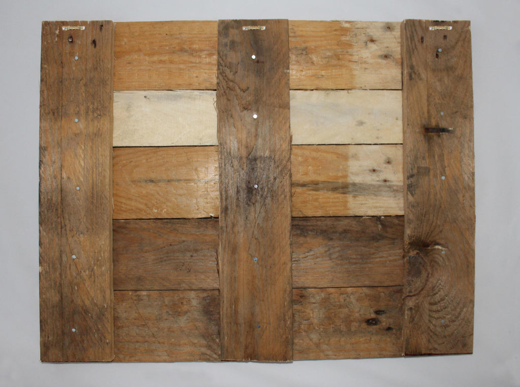 Reclaimed Wood Print - New Product Subtle Flower (Reclaimed white wood)  - Andrew Lee Home and Living Homeware