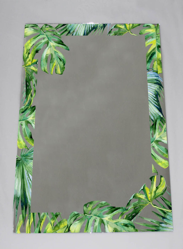New Product Watercolor dense jungle(Mirror Art Print)  - Andrew Lee Home and Living Homeware