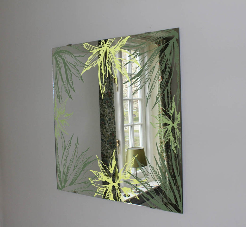 New Product Botanical Aloe (Mirror Art Print)  - Andrew Lee Home and Living Homeware