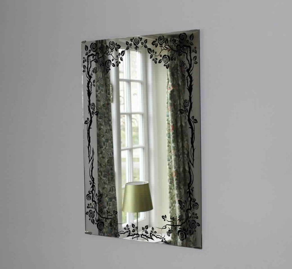 New Product Rose Bush (Mirror Art Print)  - Andrew Lee Home and Living Homeware