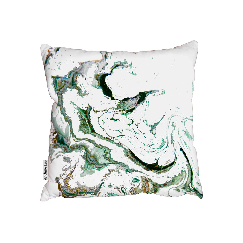 New Product Golden and dark blue mixed Marble effect (Cushion)  - Andrew Lee Home and Living Homeware