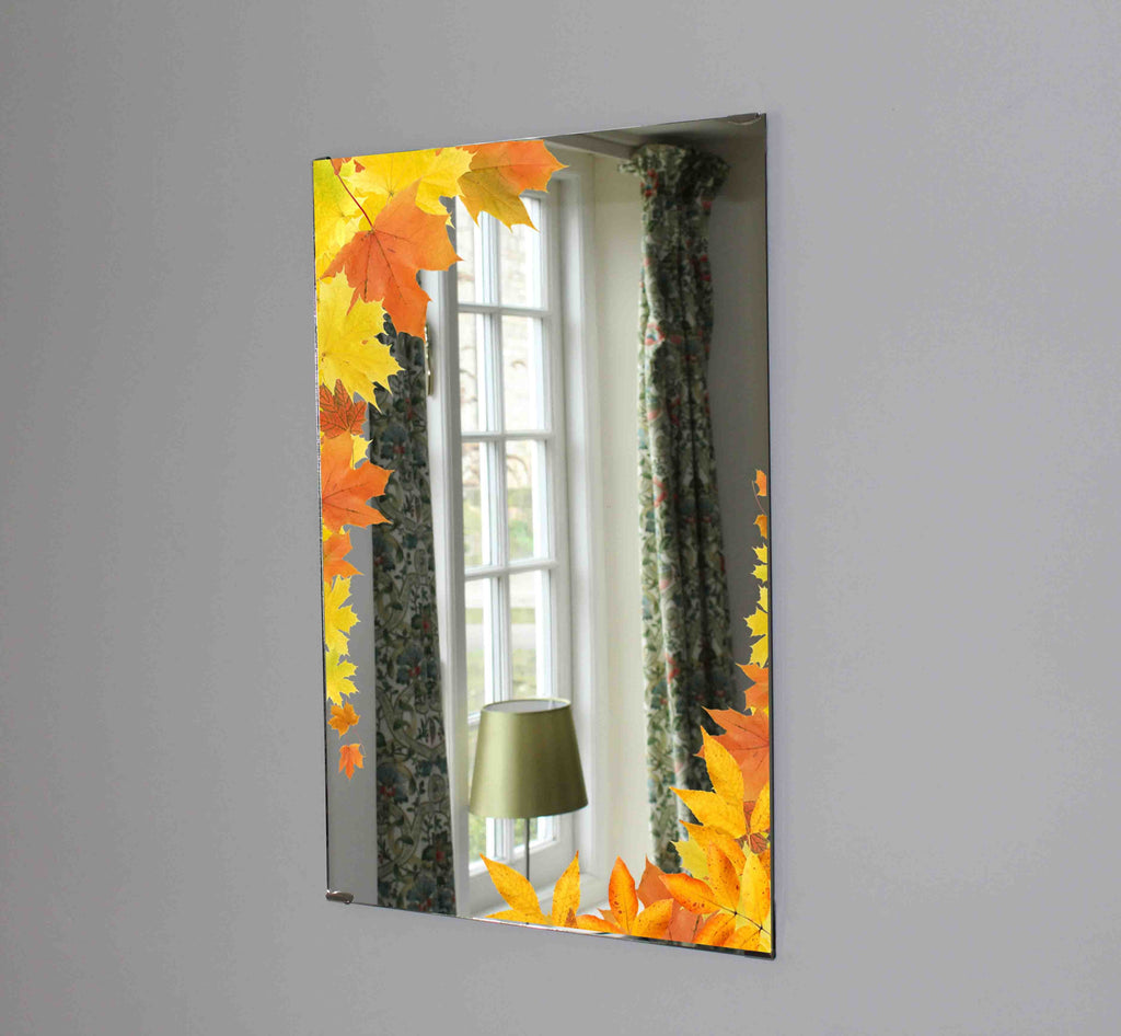 New Product Falling maple leaves (Mirror Art print)  - Andrew Lee Home and Living