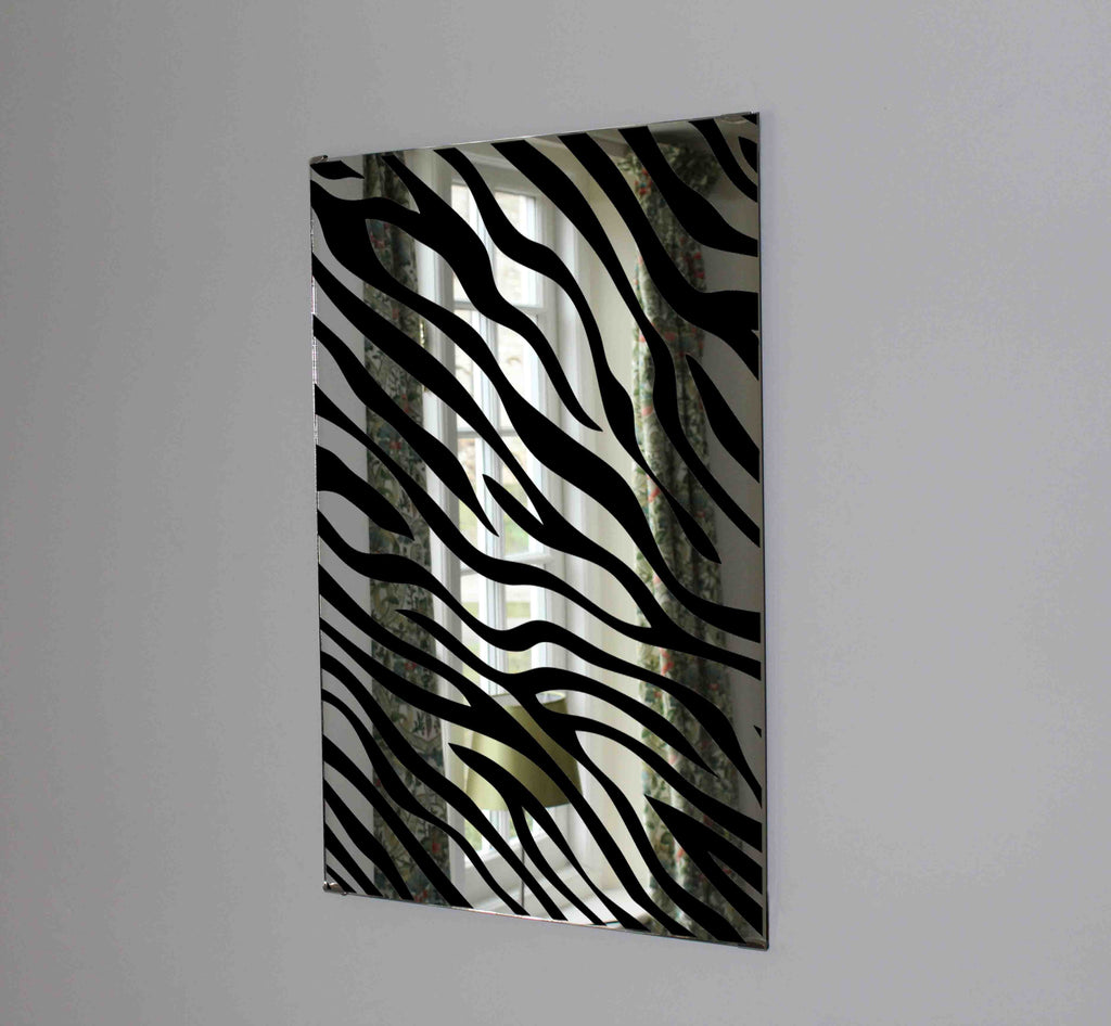 New Product Zebra stripes (Mirror Art print)  - Andrew Lee Home and Living