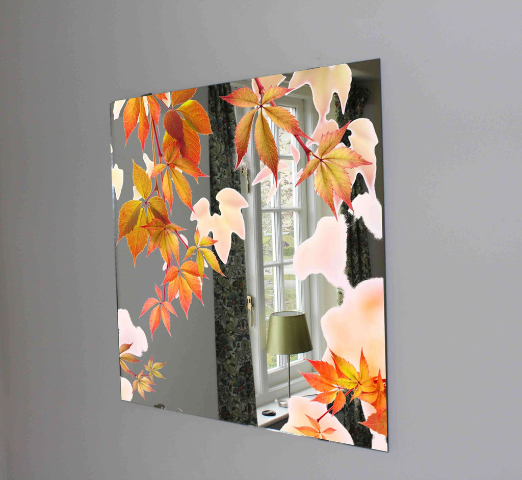 New Product Autumn leaves (Mirror Art print)  - Andrew Lee Home and Living