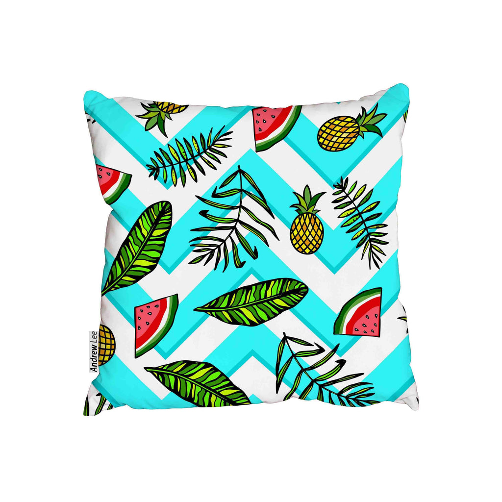 New Product Green leaves and pineapple and watermelon (Cushion)  - Andrew Lee Home and Living Homeware