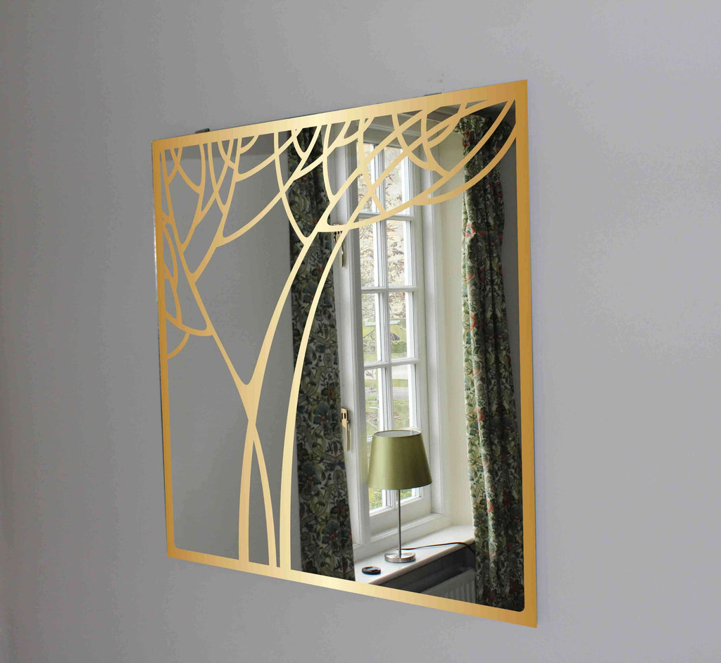 New Product Art deco design tree (Mirror Art print)  - Andrew Lee Home and Living Homeware