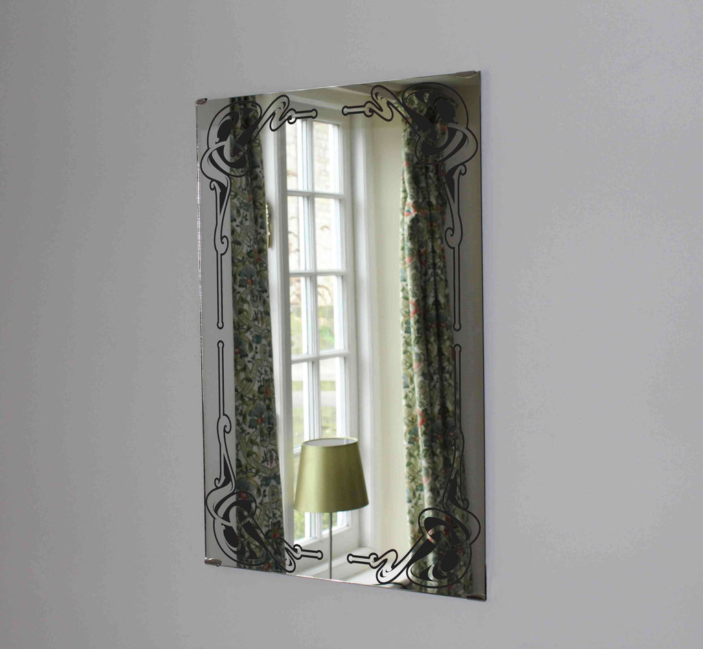 New Product Art nouveau vintage frame (Mirror Art print)  - Andrew Lee Home and Living Homeware