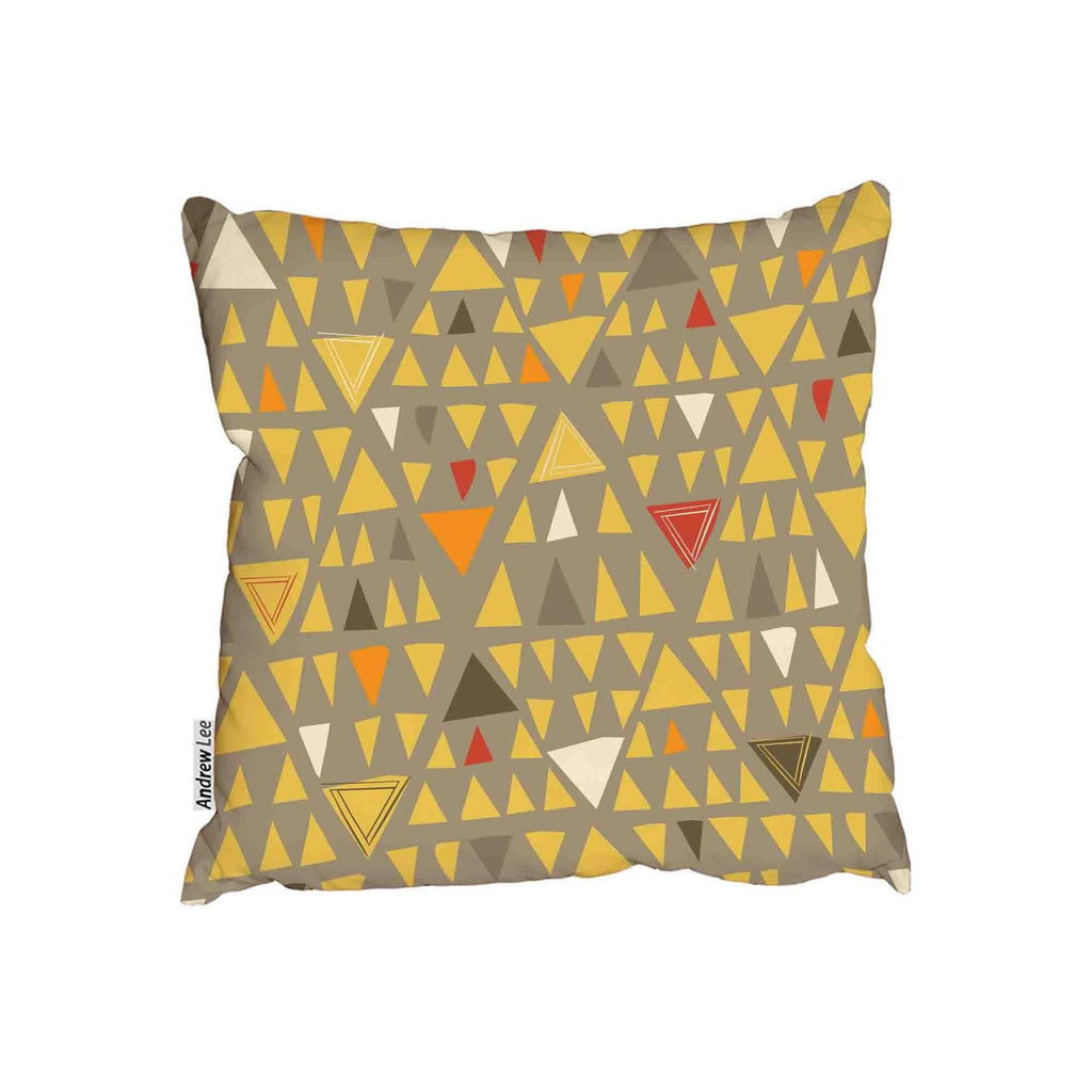New Product Autumn Coloured Triangles (Cushion)  - Andrew Lee Home and Living Homeware
