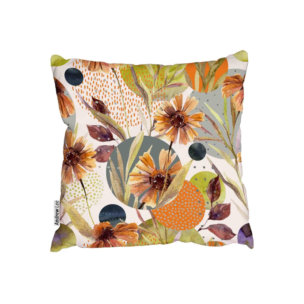 New Product Autumn Flowers and Leaves (Cushion)  - Andrew Lee Home and Living Homeware
