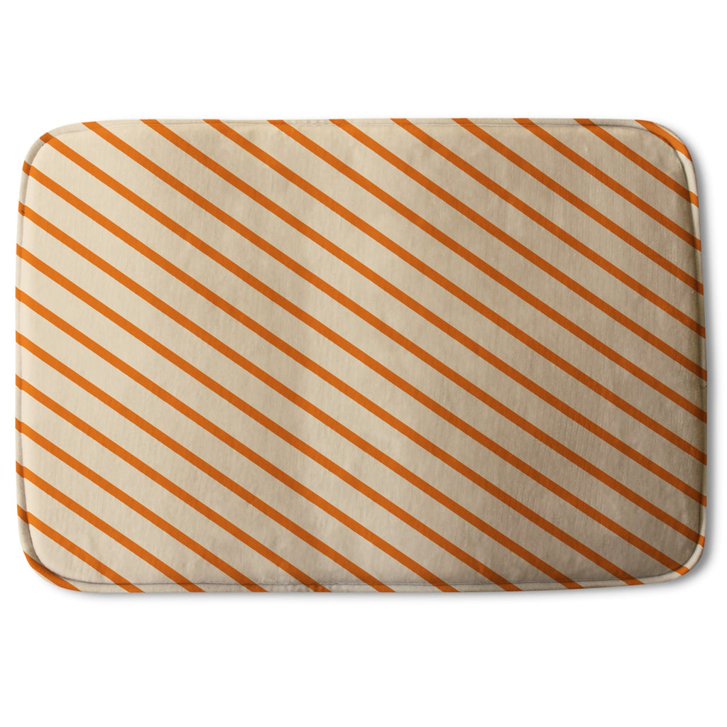 Bathmat - New Product Orange lines (Bath Mats)  - Andrew Lee Home and Living