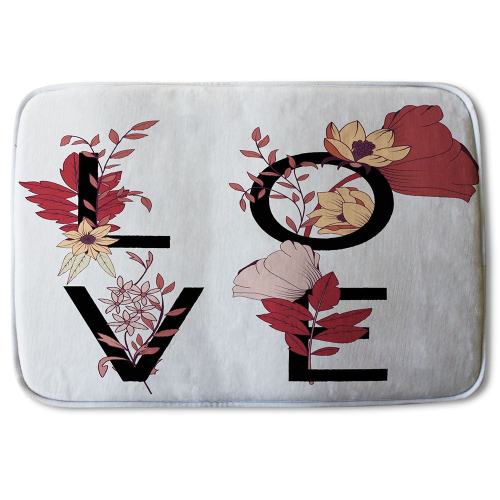 Bathmat - New Product Love Typography (Bath Mats)  - Andrew Lee Home and Living