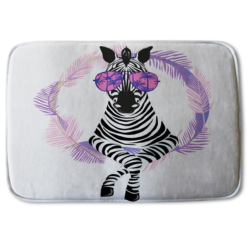 Bathmat - New Product Pink Zebra (Bath Mats)  - Andrew Lee Home and Living