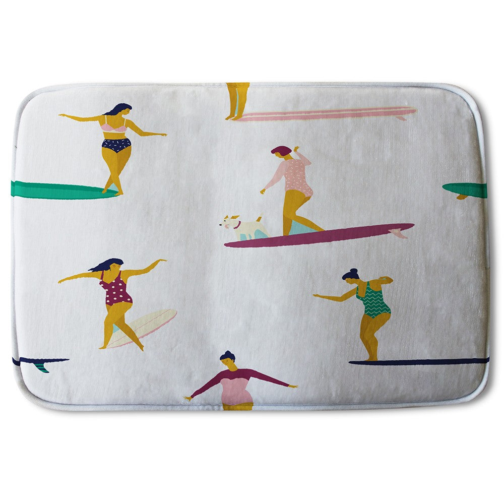 Bathmat - New Product Female Surfers (Bath Mats)  - Andrew Lee Home and Living