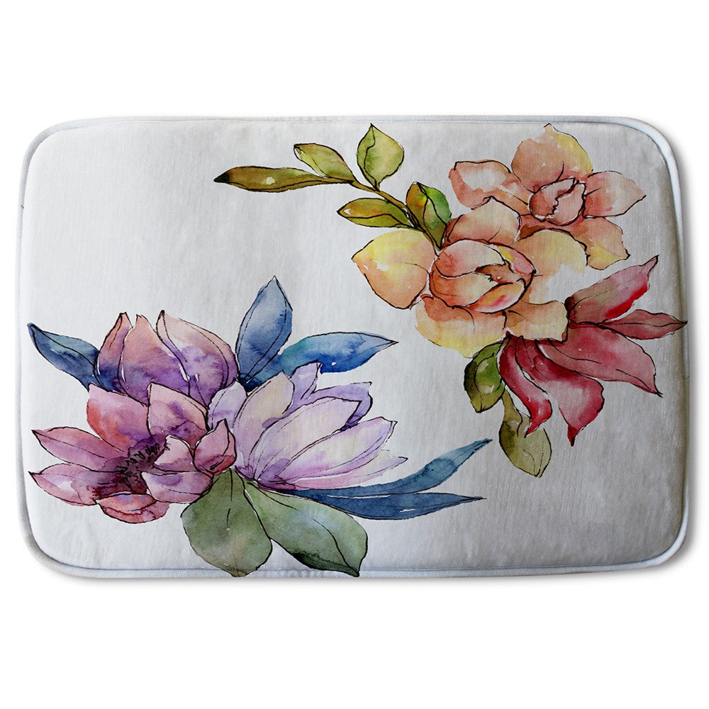 Bathmat - New Product Rainbow Flowers (Bath Mats)  - Andrew Lee Home and Living