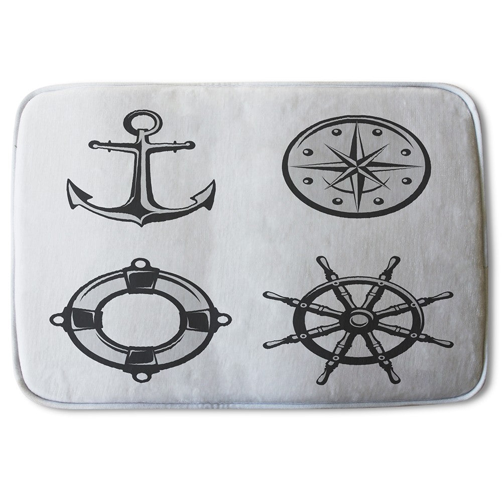 Bathmat - New Product Nautical Icons (Bath Mats)  - Andrew Lee Home and Living
