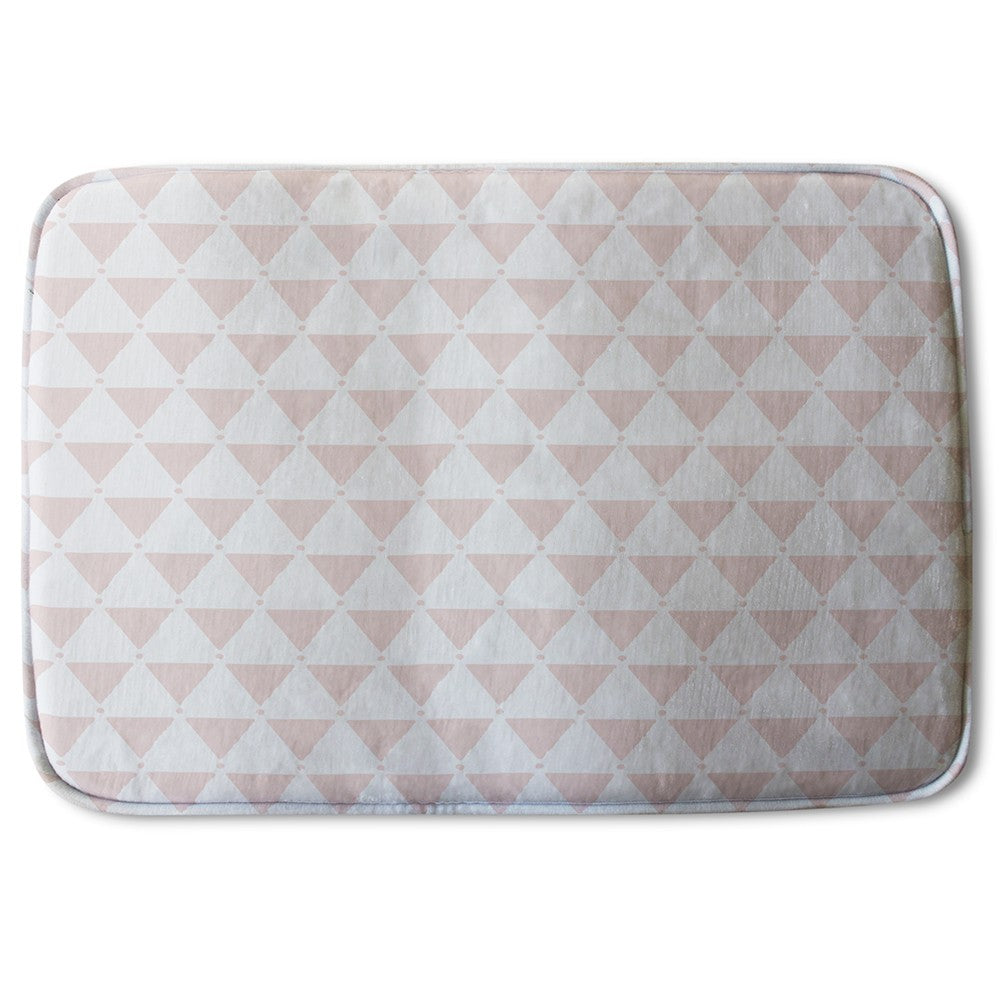 Bathmat - New Product Pink Triangles (Bath Mats)  - Andrew Lee Home and Living