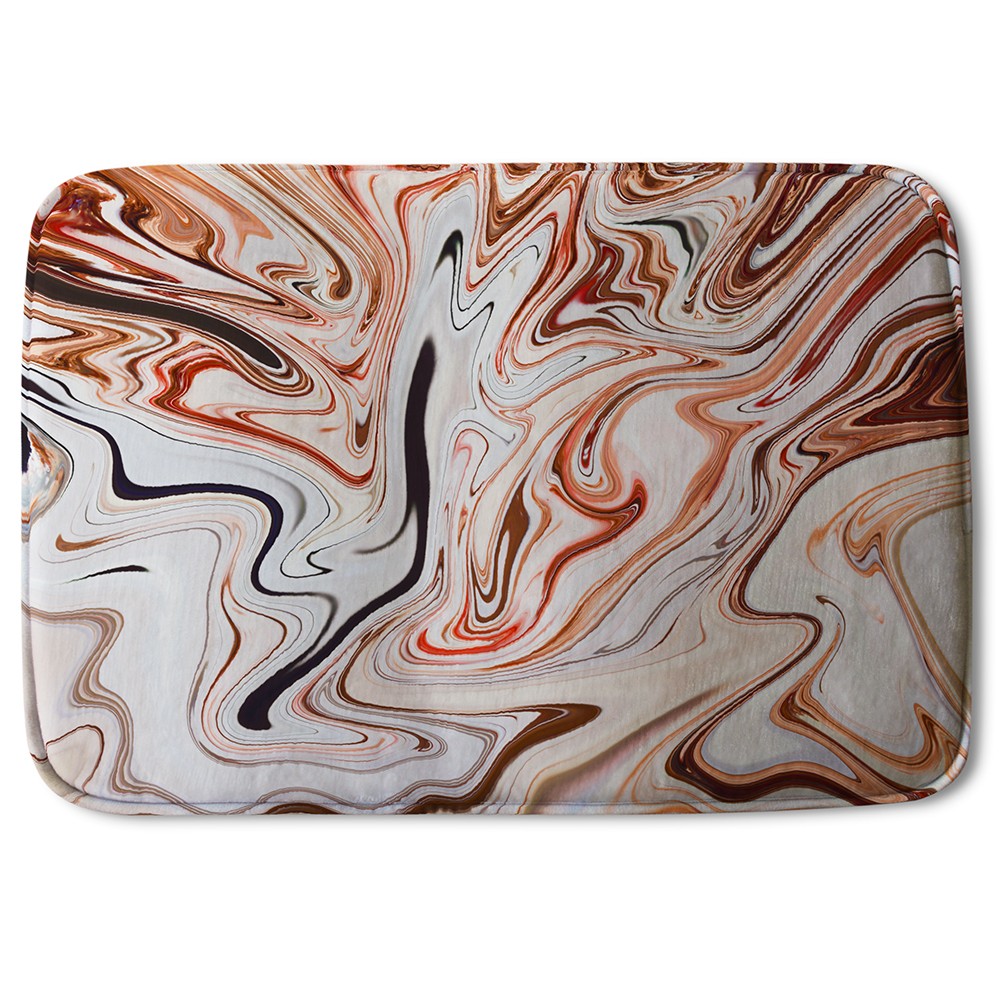 Bathmat - New Product Pink Rippled Marble (Bath Mats)  - Andrew Lee Home and Living