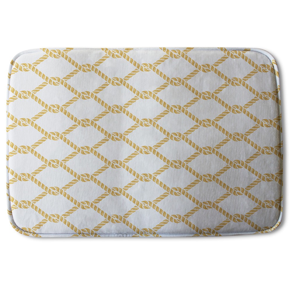 New Product Gold Chainlink Rope (Bath Mat)  - Andrew Lee Home and Living