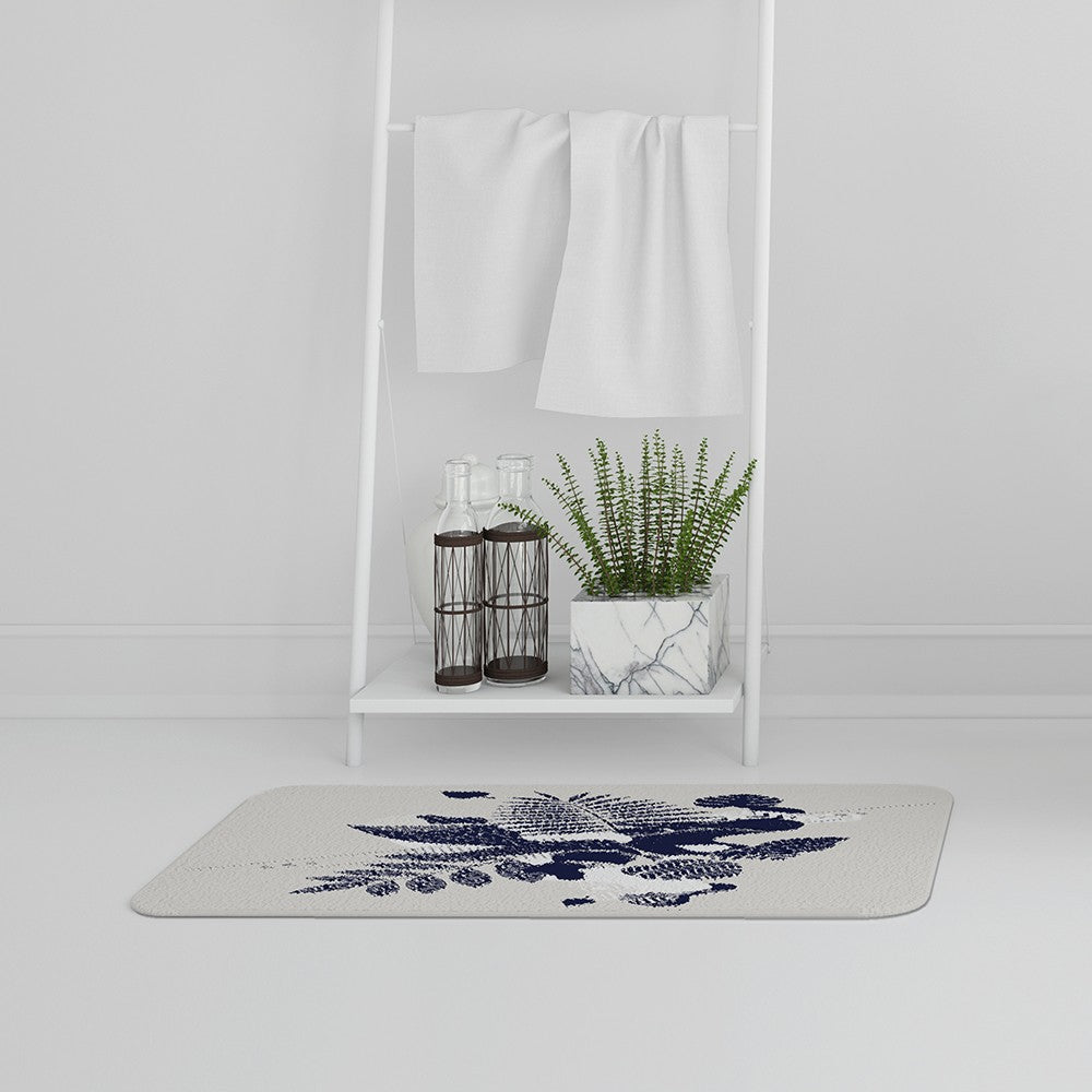 New Product Decorative Leaf Prints (Bath Mat)  - Andrew Lee Home and Living