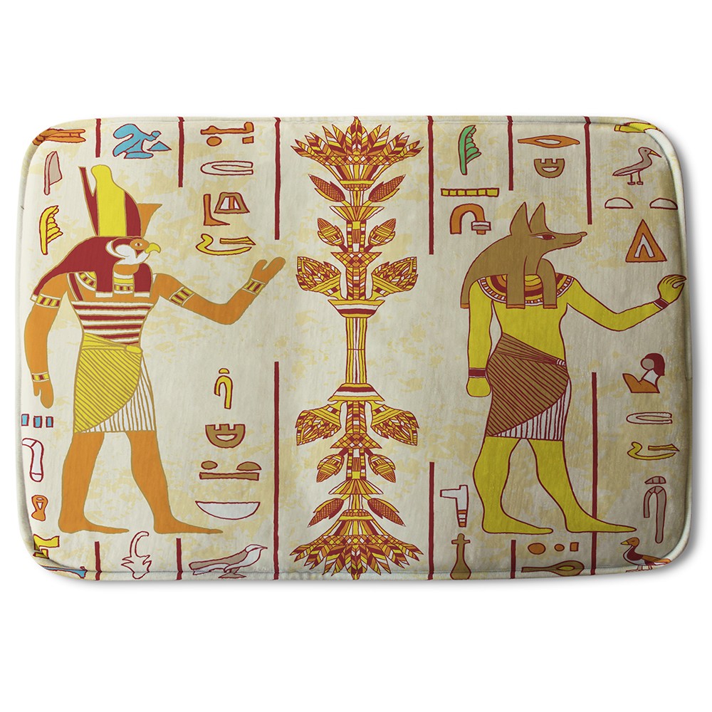 New Product Egyptian Gods & Ancient Egyptian Hieroglyphs (Bath Mat)  - Andrew Lee Home and Living