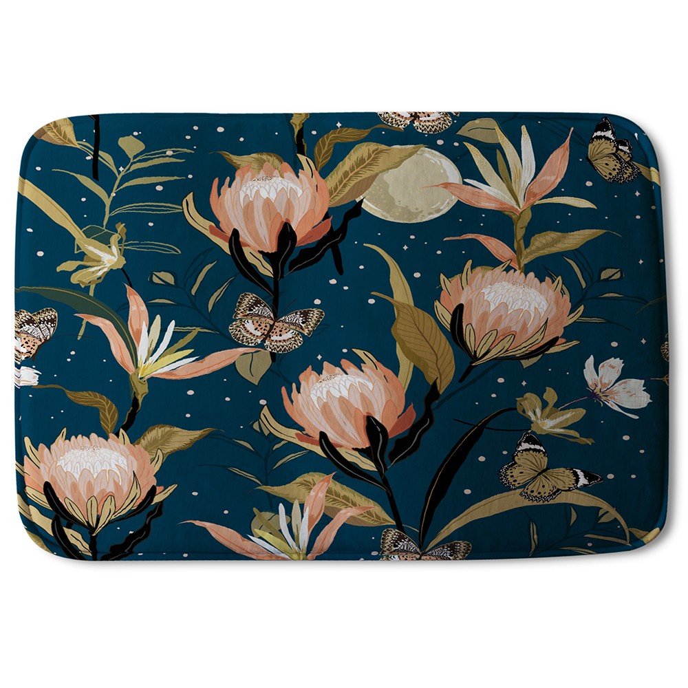 New Product The Moon, Butterflies & Flowers (Bath Mat)  - Andrew Lee Home and Living