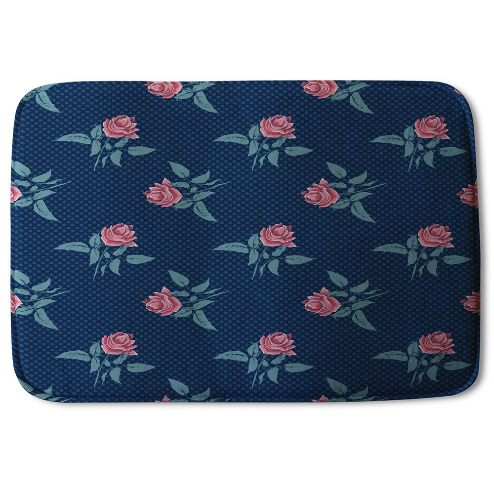 New Product Roses & Spots Print (Bath Mat)  - Andrew Lee Home and Living