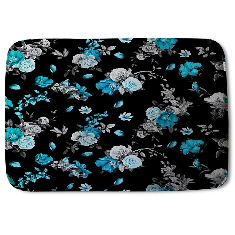 New Product Blue Roses (Bath Mat)  - Andrew Lee Home and Living