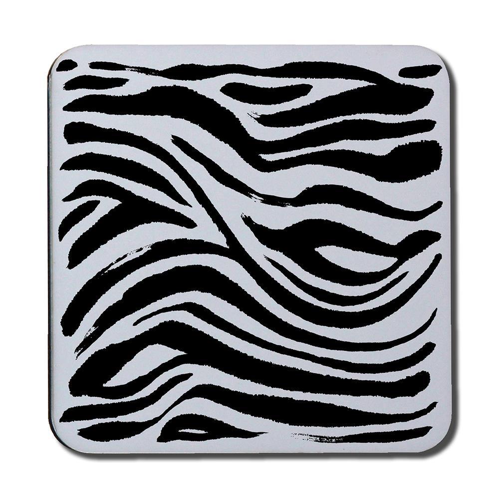 Zebra Stripes Print (Coaster) - Andrew Lee Home and Living