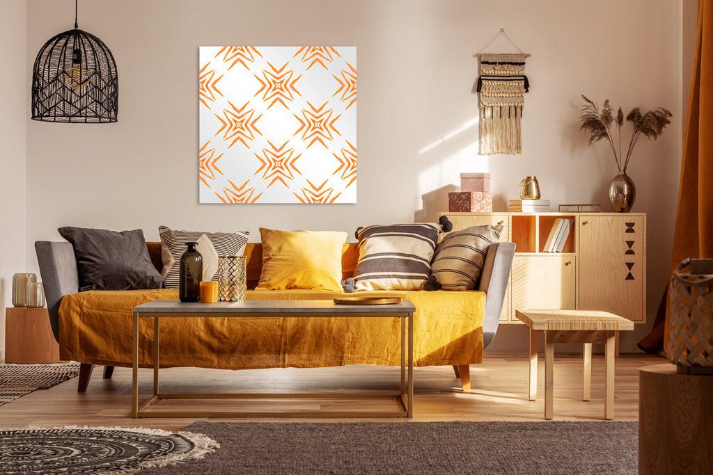 New Product Orange ravishing boho chic (Mirror Art Print)  - Andrew Lee Home and Living