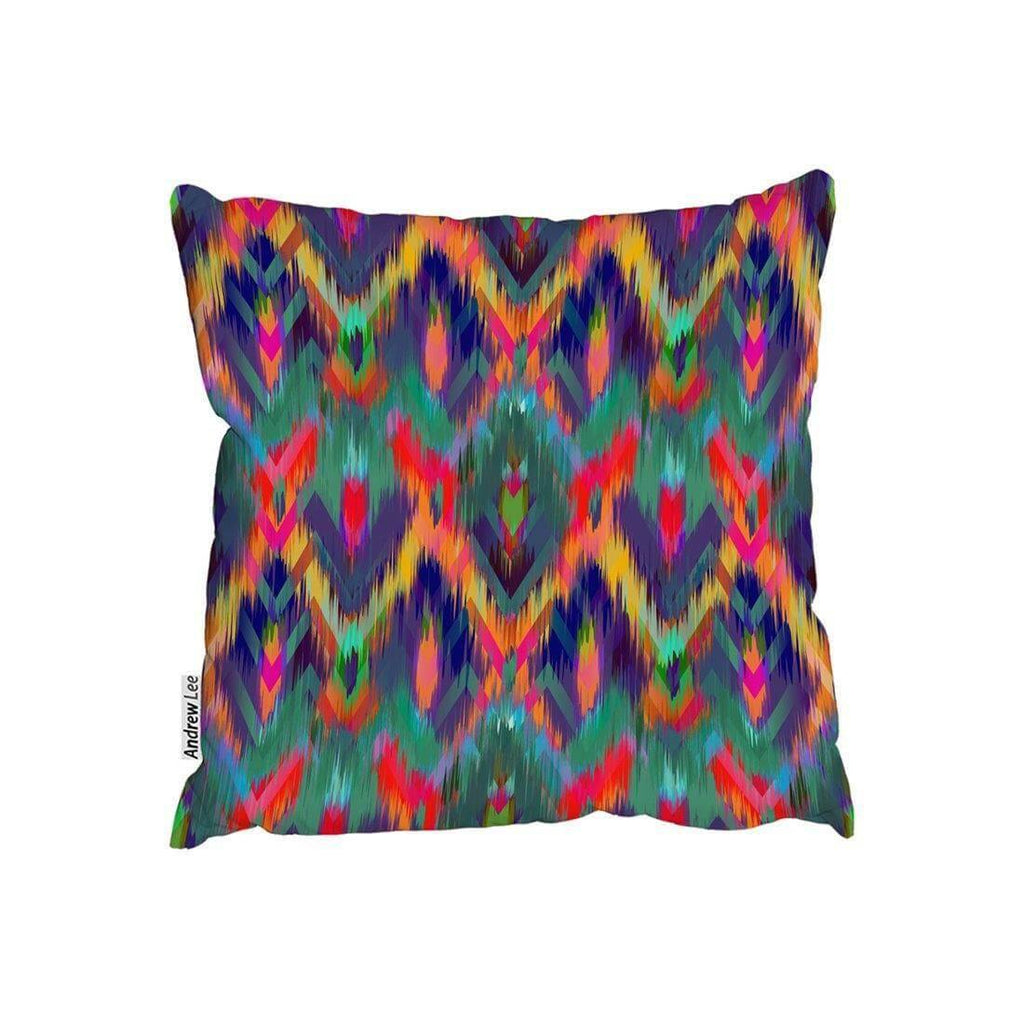 Abstract ethnic ikat pattern (Cushion) - Andrew Lee Home and Living