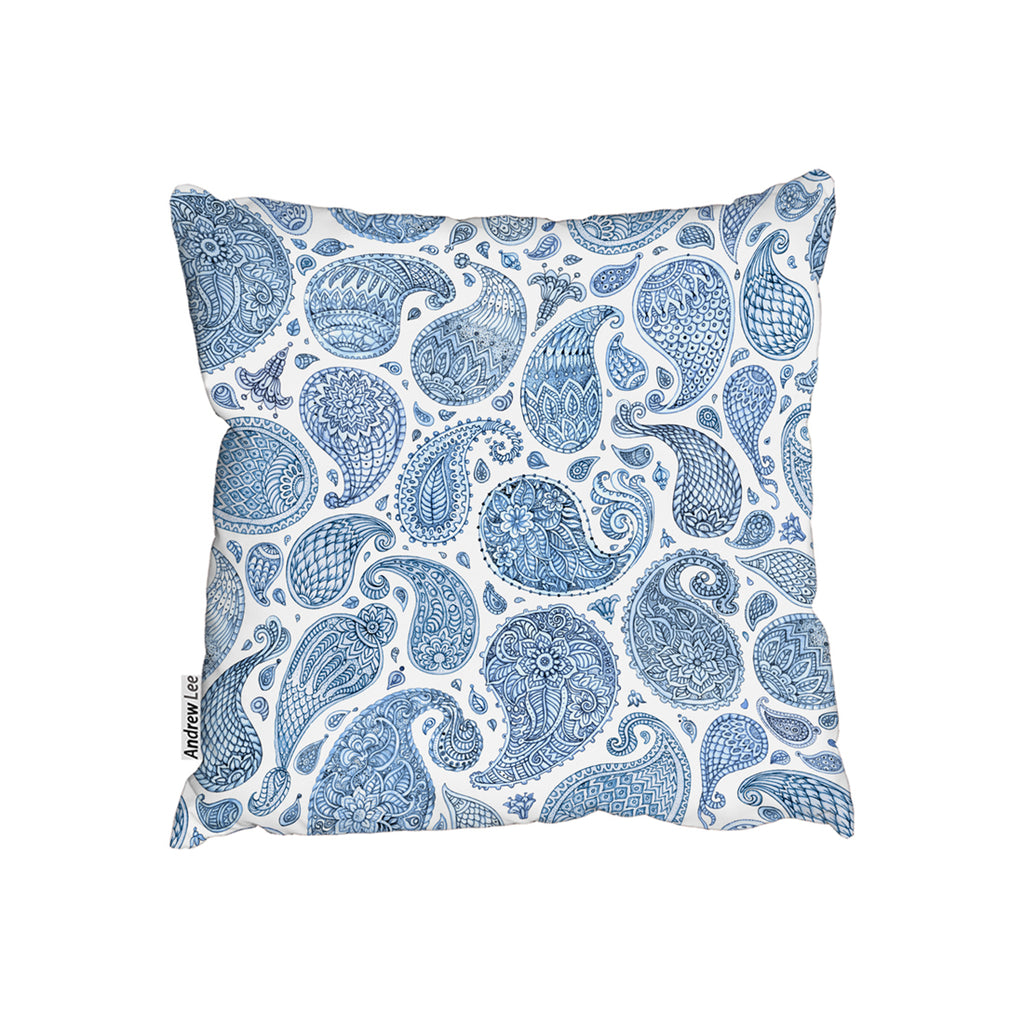 New Product Blue and White BoHo world (Cushion)  - Andrew Lee Home and Living