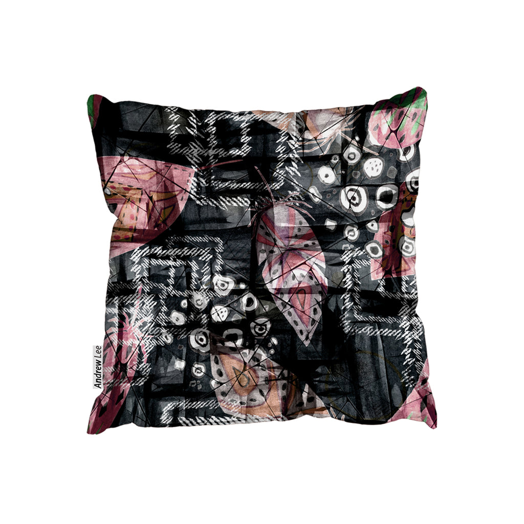 New Product Seamless boho pattern with feathers (Cushion)  - Andrew Lee Home and Living