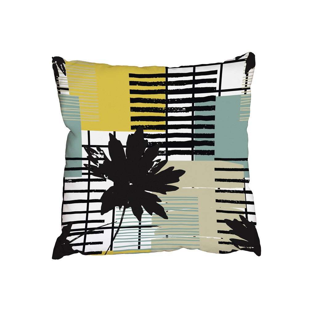 New Product Stripes and leaves (Cushion)  - Andrew Lee Home and Living Homeware