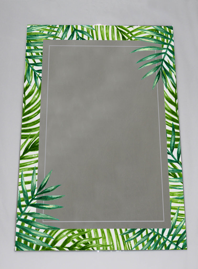New Product Palm leaves (Mirror Art Print)  - Andrew Lee Home and Living Homeware