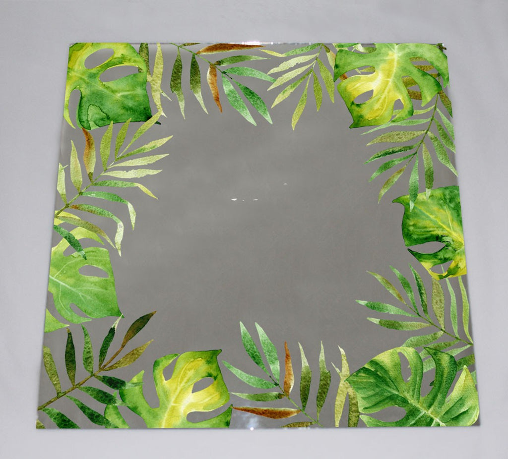 New Product Tropical leaves (Mirror Art Print)  - Andrew Lee Home and Living Homeware