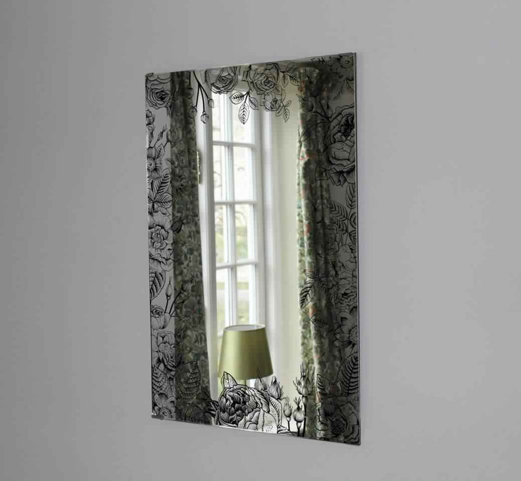 New Product Garden and wild roses (Mirror Art Print)  - Andrew Lee Home and Living Homeware
