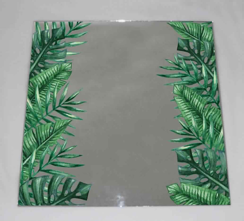 New Product Palm tree leaves (Mirror Art Print)  - Andrew Lee Home and Living Homeware