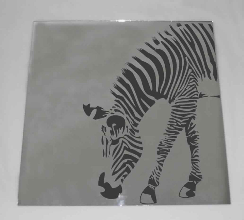 New Product Zebra (Mirror Art Print)  - Andrew Lee Home and Living Homeware
