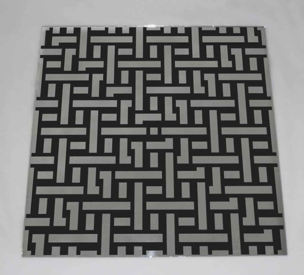 New Product Interlacing Lines Maze Lattie Abstract Geometric (Mirror Art Print)  - Andrew Lee Home and Living Homeware