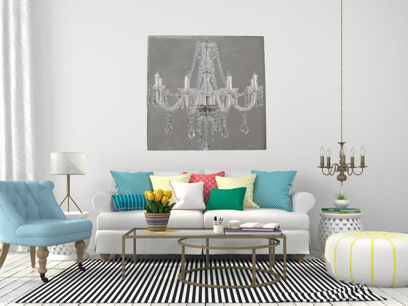 New Product Decorative chandelier (Mirror Art Print)  - Andrew Lee Home and Living Homeware