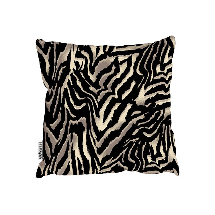 New Product Leopard gold and black animal print (Cushion)  - Andrew Lee Home and Living Homeware