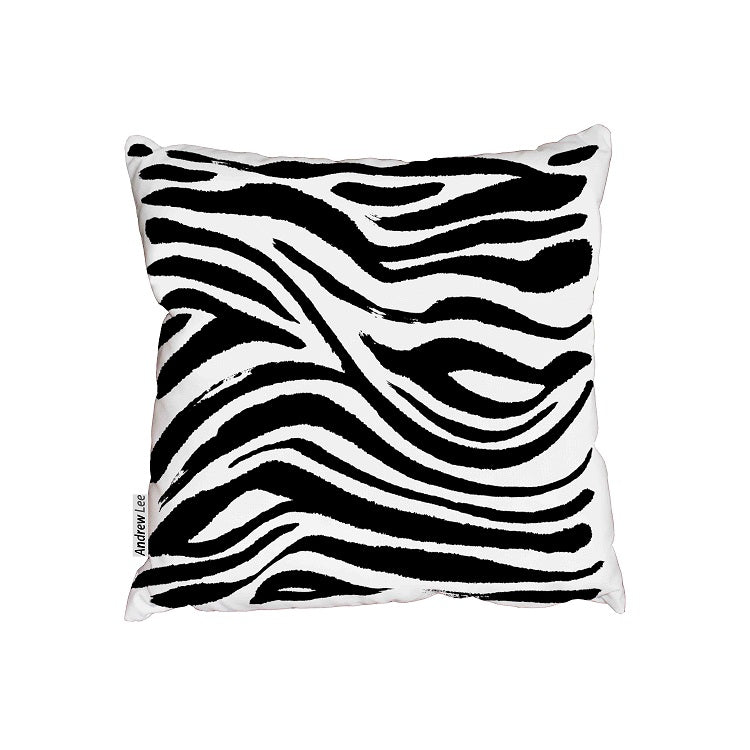 New Product Hand painted Zebra animal print (Cushion)  - Andrew Lee Home and Living Homeware