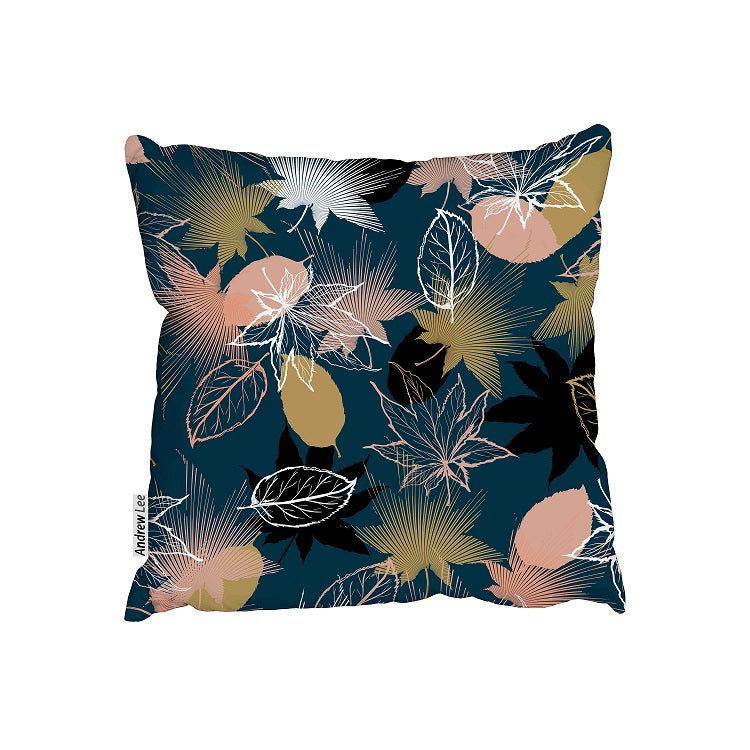New Product Maple leaves mix with autumn leafs (Cushion)  - Andrew Lee Home and Living Homeware