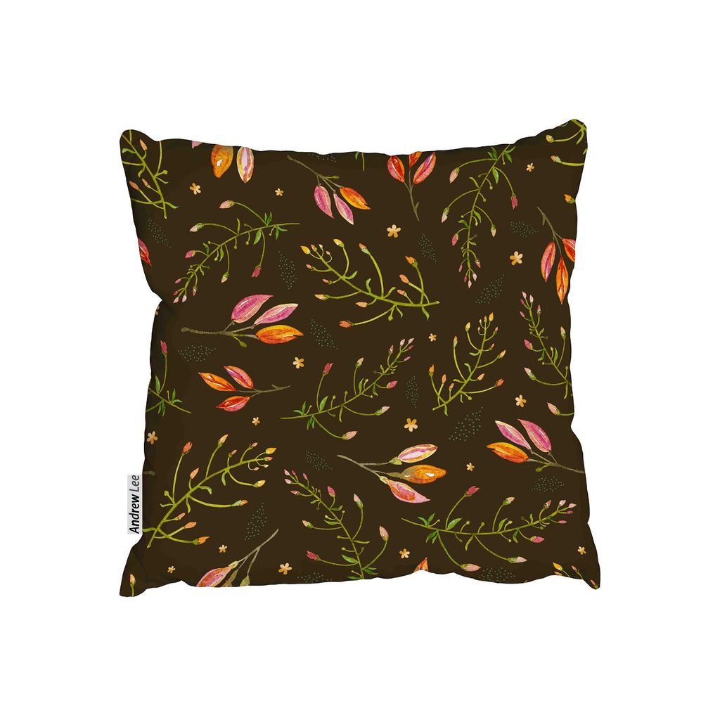 New Product Green branches and flower buds (Cushion)  - Andrew Lee Home and Living Homeware