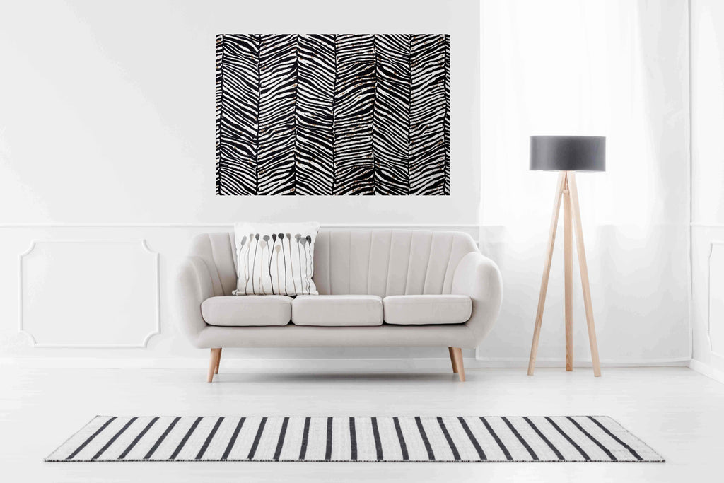New Product Zebra Animal print (Canvas Print)  - Andrew Lee Home and Living Homeware