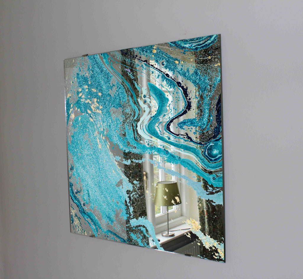 New Product Natural Luxury Style incorporates marble (Mirror Art print)  - Andrew Lee Home and Living