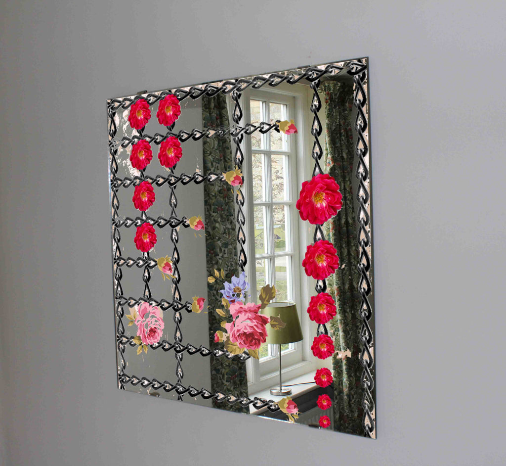 New Product Chains and roses (Mirror Art print)  - Andrew Lee Home and Living