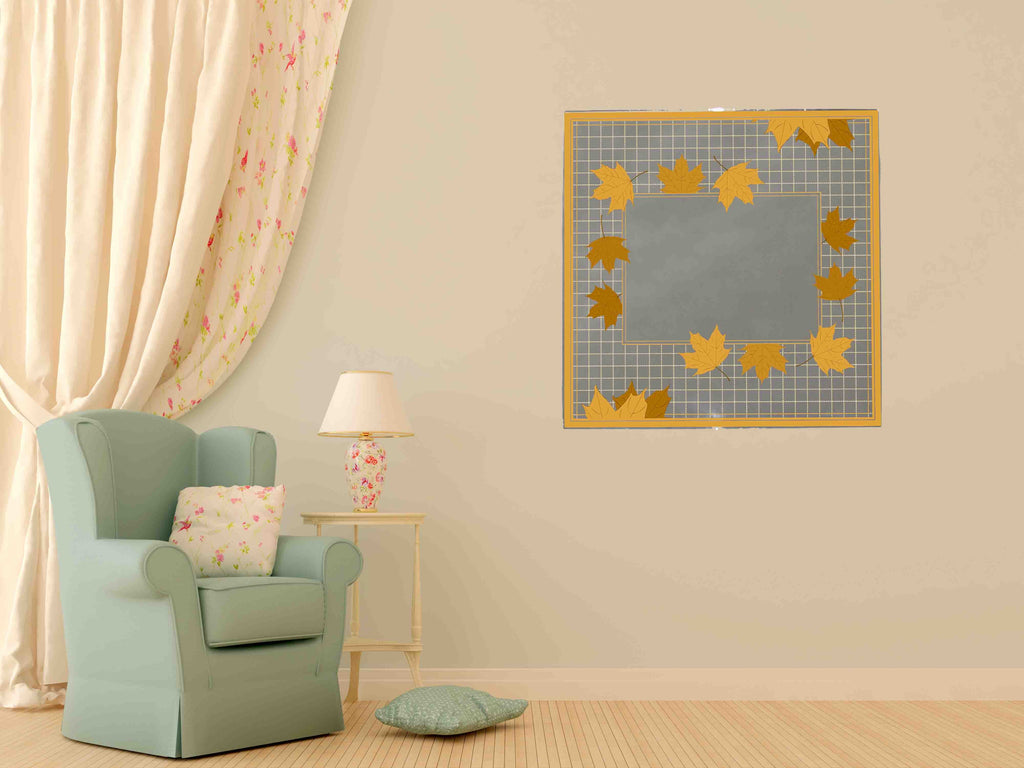 New Product Maple leaves (Mirror Art print)  - Andrew Lee Home and Living