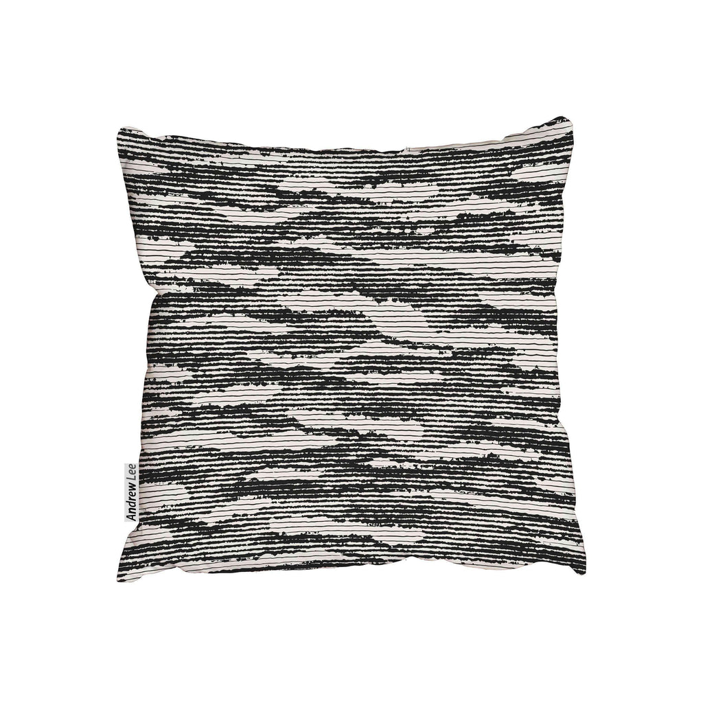 Abstract striped distressed print (Cushion) - Andrew Lee Home and Living