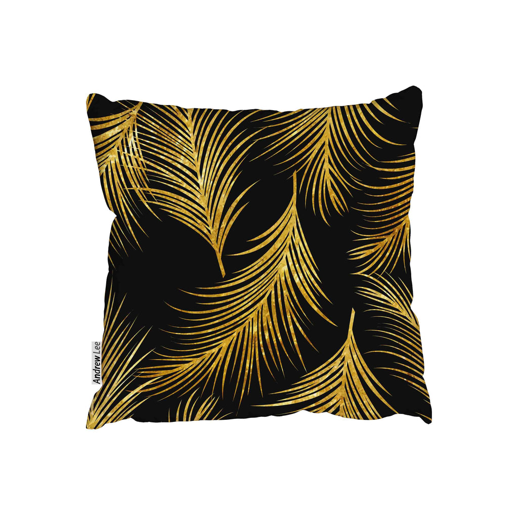 New Product Golden palm leaves (Cushion)  - Andrew Lee Home and Living